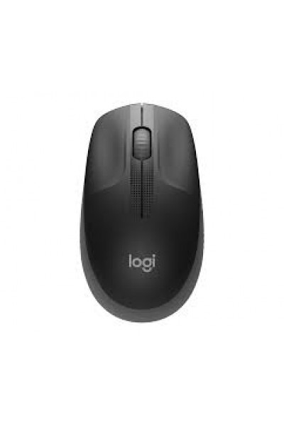 KRN020458 Logitech 910-005906 M190 Kozak رمادي حجم كبير ماوس لاسلكي بصري 1000 نقطة في البوصة زر