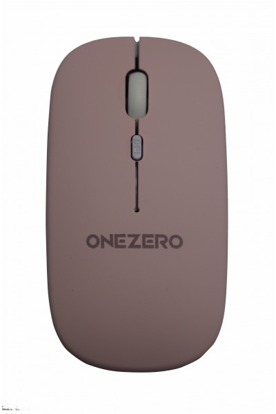 KRN020587 ماوس Onezero Ms-01 بلوتوث وردي (مع زر تشغيل/إيقاف)