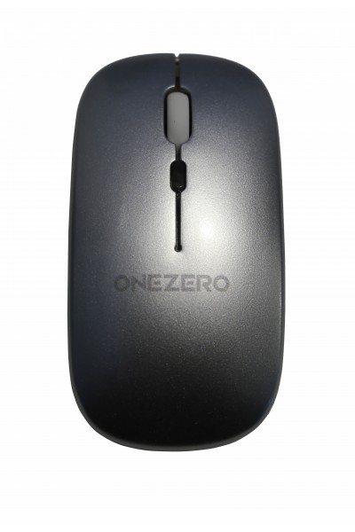 KRN020597 ماوس Onezero Ms-04 بلوتوث رمادي مع شاحن (زر تشغيل/إيقاف)