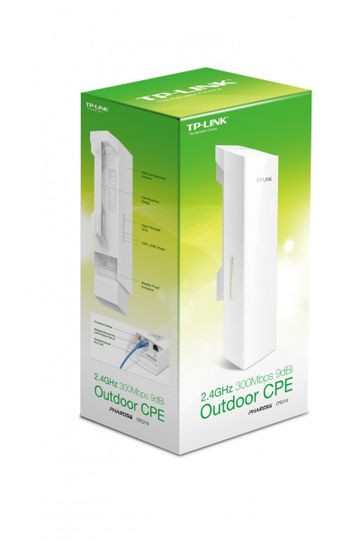 KRN020746 نقطة وصول خارجية Tp-Link CPE210 بسرعة 300 ميجابت في الثانية و9dBi