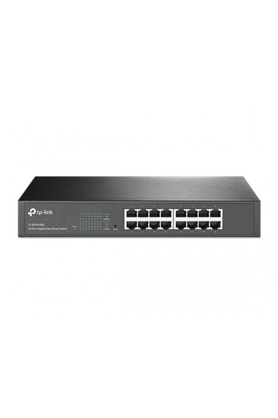 KRN020849 Tp-Link TL-SG1016DE 16 منفذ 10-100-1000 ميجابت في الثانية حافظة فولاذية سهلة التشغيل الذكية