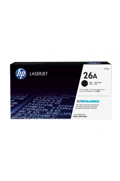 KRN020923 حبر HP 26A أسود أسود 3.100 صفحة CF226A