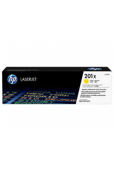 KRN020979 حبر HP 201X أصفر عالي السعة 2800 صفحة CF402X