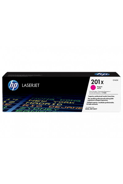 KRN020981 حبر HP 201X أحمر أرجواني عالي السعة 2800 صفحة CF403X