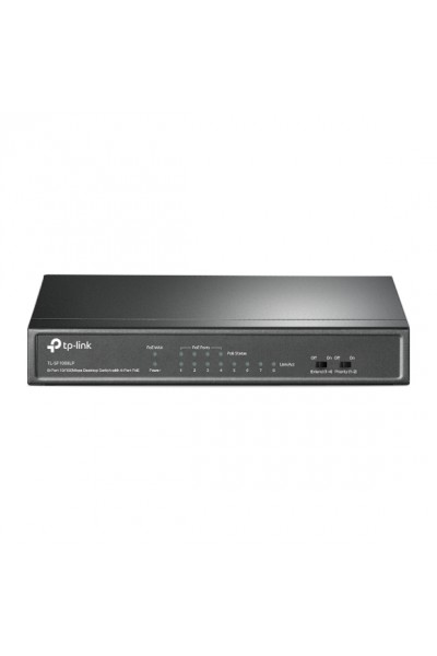 KRN021004 Tp-Link TL-SF1008LP 8 Port 4 Port Poe+ 10-100 ميجابت في الثانية 4 Port Uplink Switch حافظة فولاذية