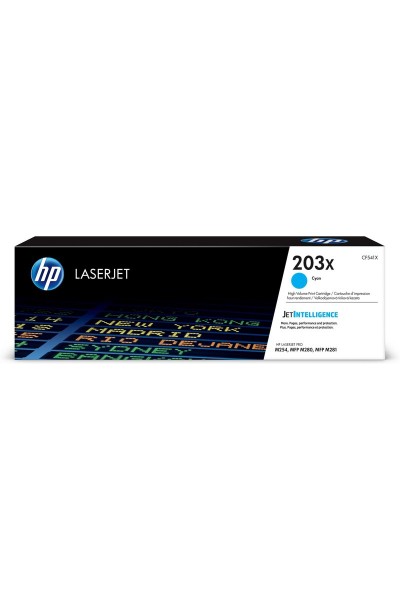 KRN021015 حبر HP 203X أزرق سماوي عالي السعة 2500 صفحة CF541X