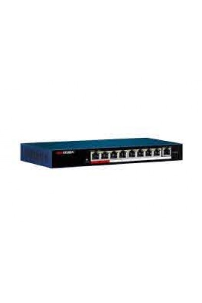 KRN021025 Hikvision DS-3E0109P-EM 8 Port 10-100 Fast Ethernet Switch - 8 Port Poe 60W