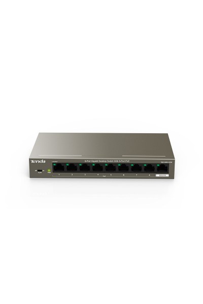 KRN021084 Tenda TEG1109P 9 Port 8 Port Poe+ 10-100-1000 Switch + 1 Port Uplink