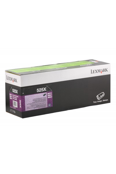 KRN021119 حبر Lexmark 52D5X00 (525X) سعة 45000 صفحة أسود أسود MS711-811-812