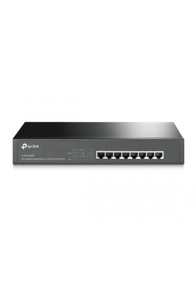 KRN021120 Tp-Link TL-SG1008MP 8 Port Poe+ 10-100-1000 ميجابت في الثانية مفتاح حامل حامل فولاذي