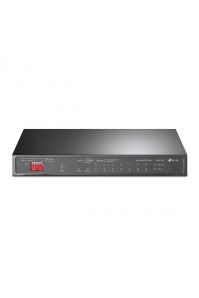 KRN021145 تي بي لينك TL-SG1210MP 8 منافذ 10-100-1000 Poe+ سويتش 2 منفذ 10-100-1000 ميجابت في الثانية 1 منفذ SFP