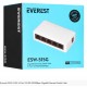 KRN021255 Everest ESW-515G 5 Port 10-100-1000Mbps جيجابت إيثرنت سويتش هاب