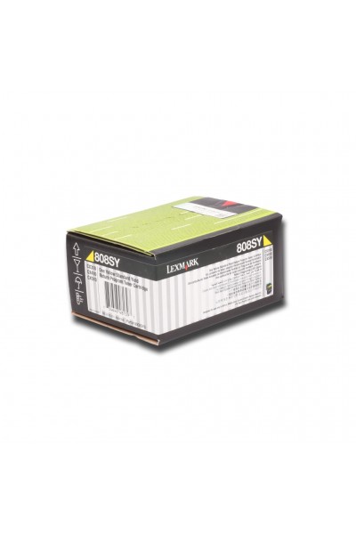 KRN021259 حبر Lexmark 80C80Y0 سعة 1000 صفحة أصفر أصفر CX310-410-510 808Y