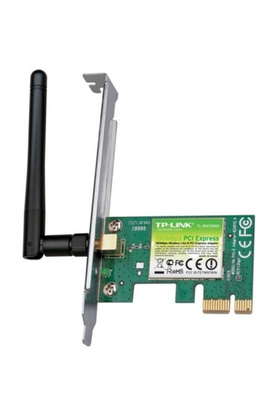 KRN021318 تي بي لينك TL-WN781ND محول لاسلكي PCI Express بسرعة 150 ميجابت في الثانية