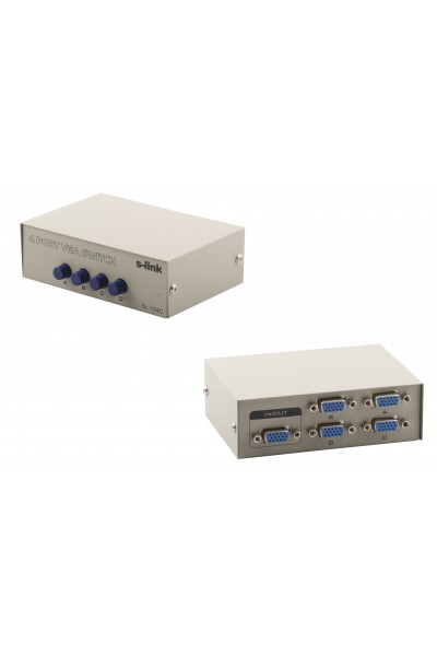 KRN021520 S-link SL-154C 4pc-1mn محول VGA يدوي