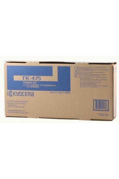 KRN021529 حبر النسخ الأصلي Kyocera TK-475 FS-6025-6030-6525-6530 15000 صفحة