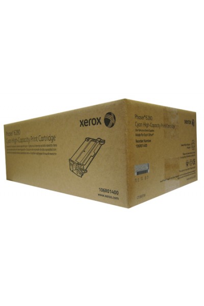 KRN021638 حبر Xerox 106R01400 Phaser 6280 عالي السعة باللون الأزرق السماوي 5900 صفحة