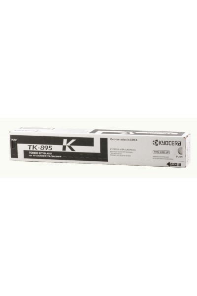 KRN021777 حبر ناسخة Kyocera TK-895K أسود أسود أصلي FS-C8020-8025-8520-8525 12000 صفحة