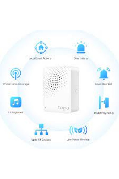 KRN022269 مركز نظام المنزل الذكي Tp-Link Tapo H100 - منبه