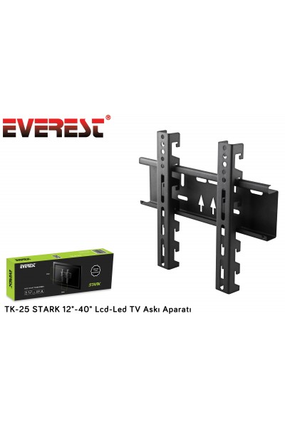 KRN022322 شماعة ثابتة من Everest TK-25 مقاس 12 بوصة - 40 بوصة