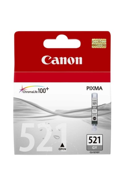 KRN022621 خرطوشة حبر Canon CLI-521GY رمادية رمادية MP260-540-550-620