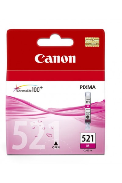 KRN022624 خرطوشة الحبر الأرجواني CLI-521M من Canon MP260-540-550-560-620-630 MX860-870