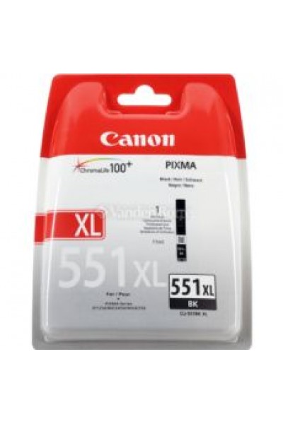 KRN022644 خرطوشة حبر Canon CLI-551XL BK أسود أسود عالية السعة IP7250 MX925