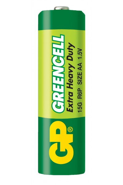 KRN022761 GP Greencel R6 AA حجم بطارية قلم الزنك 4 عبوات GP15G-U4