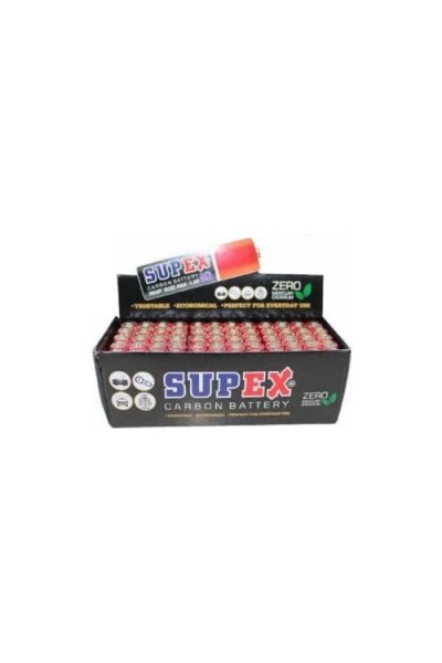 KRN022821 Supex R03 زنك 60 قطعة بطارية قلم رفيعة