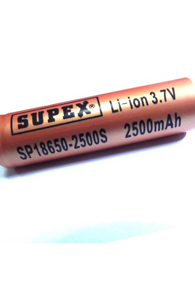 KRN022944 Supex 16340-800S 3.7V 800MA بطارية ليثيوم قابلة لإعادة الشحن