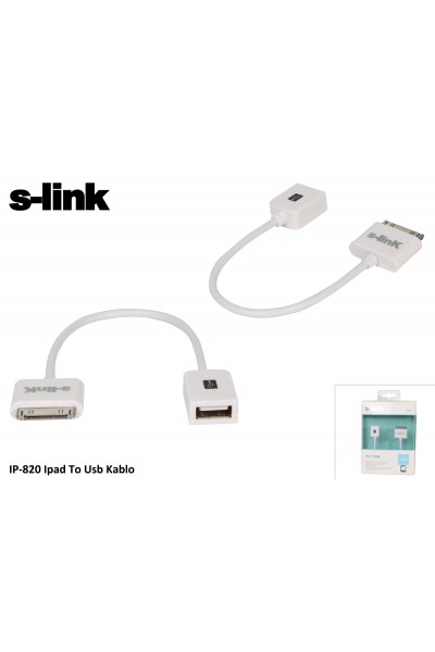 KRN023180 S-link IP-820 كابل Ipad إلى USB أنثى