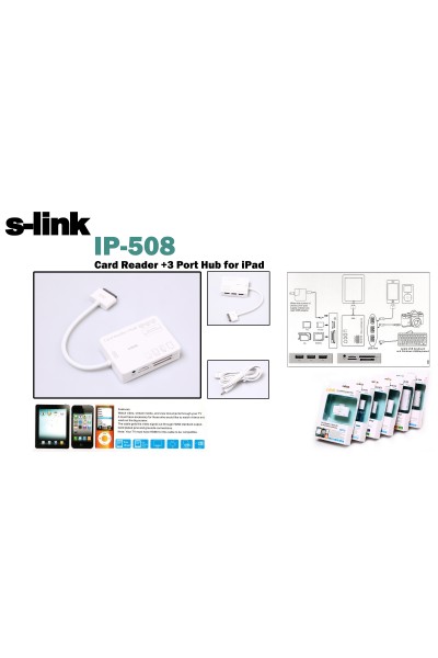 KRN023184 S-link IP-508 قارئ بطاقات آيباد