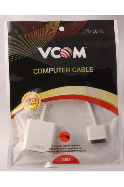 KRN023185 Vcom CG711 محول آيفون 4، آيباد 2، آيباد 3 إلى HDMI