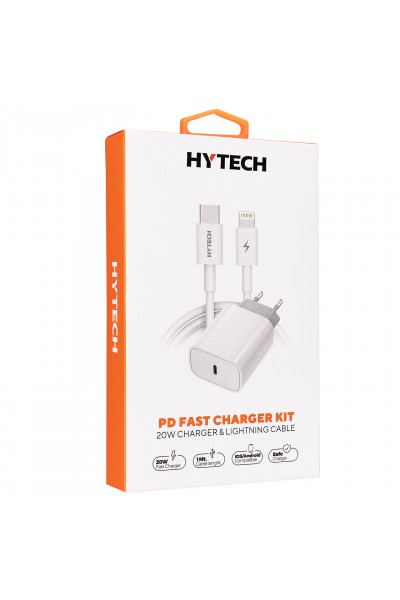 KRN023363 Hytech HY-XE40PD PD مجموعة كابل 1PD 20W محول شاحن منزلي سريع