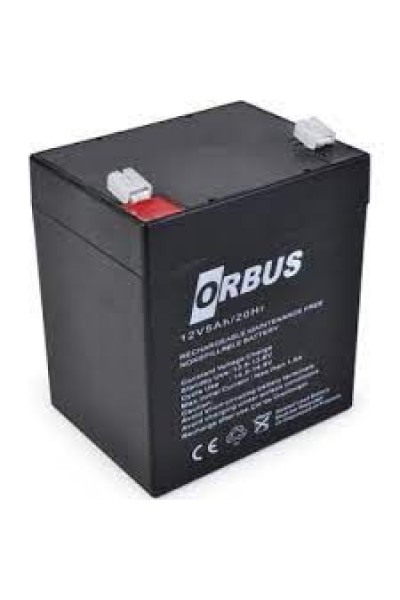 KRN023380 Orbus 12V 5AH 12 فولت 5 أمبير بطارية جافة لا تحتاج إلى صيانة