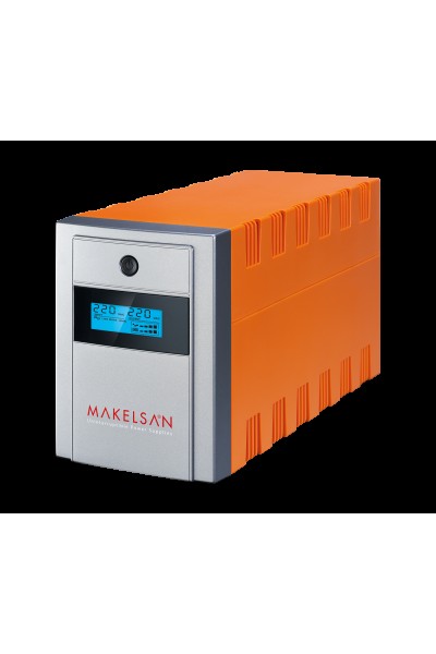 KRN023435 Makelsan Lion 1200 VA Line شاشة LCD تفاعلية بطارية 2-7Ah