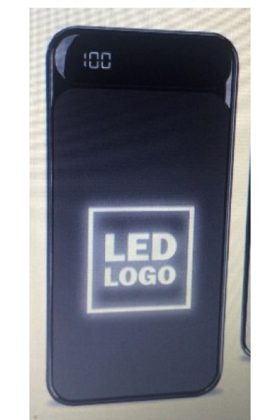 KRN023512 S-link IP-G2711 10000mAh Powerbank 2 USB Port Black LCD + LED Display شاحن بطارية (LED مخفي)