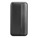 KRN023580 S-link P201 20.000mAh PRM Micro+Type-C+USB شاحن بطارية محمول أسود Powerbank