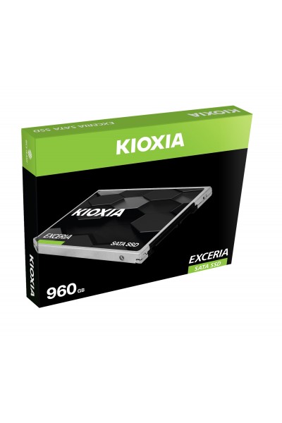 KRN023619 قرص صلب Kioxia 960Gb Exceria 555Mb-540Mb-S Sata3 2.5 بوصة ثلاثي الأبعاد Nand Ssd (Ltc10Z960Gg8)