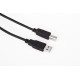 KRN024014 كابل الطابعة Vcom CU201-B-3.0 3MT أسود 2.0 فولت USB 2.0
