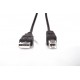 KRN024015 Vcom CU201-B-5.0 كابل طابعة 5MT أسود 2.0 فولت USB 2.0