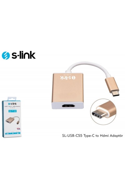 KRN024130 محول S-link SL-USB-C55 من النوع C إلى النوع C إلى HDMI