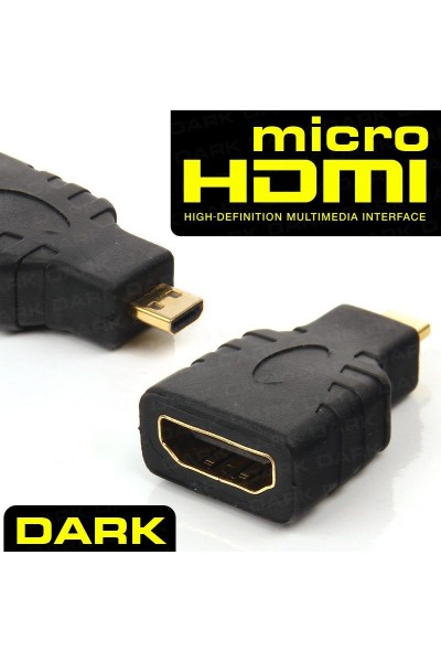 KRN024241 داكن DK-HD-AHDMIXMICRO HDMI أنثى-مايكرو HDMI ذكر