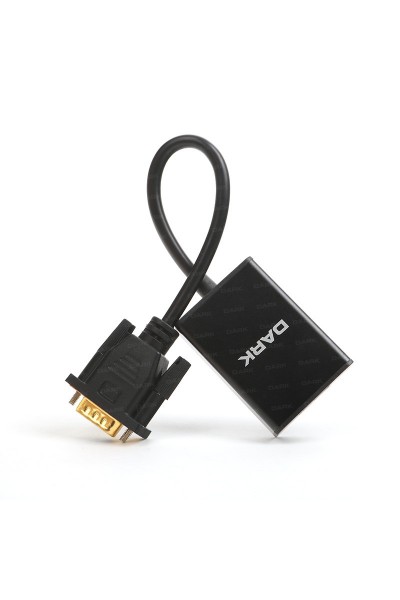 KRN024252 محول DK HD AVGAXHDMI2 VGA إلى HDMI باللون الأسود