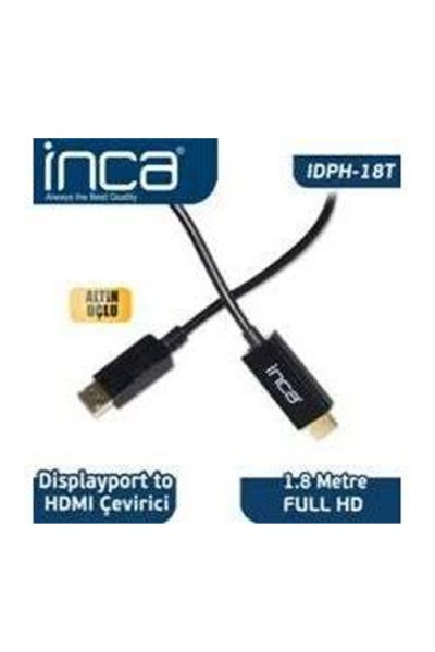 KRN024273 Inca IDPH-18T Displayport إلى كابل HDMI بطول 1.8 متر