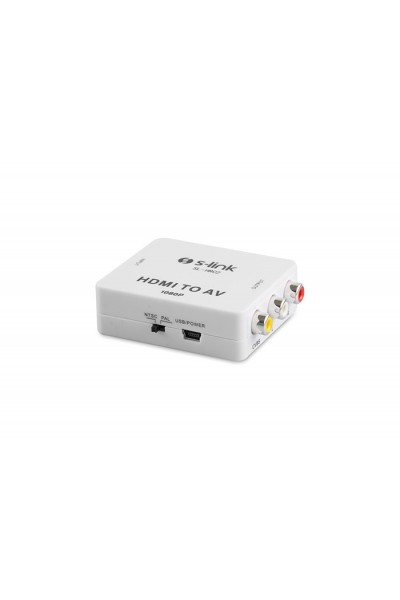 KRN024297 محول S-link SL-HRC2 HDMI إلى Av 1080p Mini Model