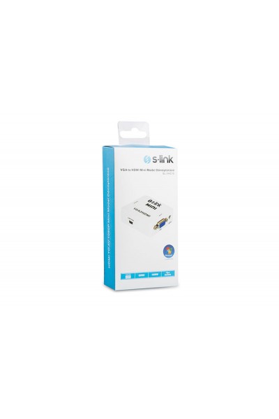 KRN024304 محول نموذج صغير S-Link SL-VHC10 VGA إلى HDMI