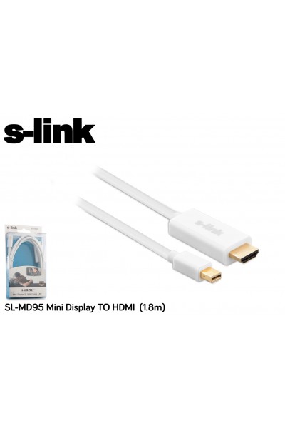 KRN024309 كابل S-link SL-MD95 Mini Display Male إلى HDMI Male