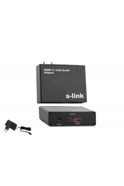 KRN024317 محول محول S-link SL-VHC11 VGA إلى HDMI