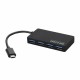 KRN024360 Vcom DH302C Type-C إلى USB 3.0 4 منافذ USB معدد إرسال